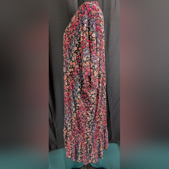 American Eagle Outfitters Pink and Orange Kimono Cardigan - Picture 3 of 8